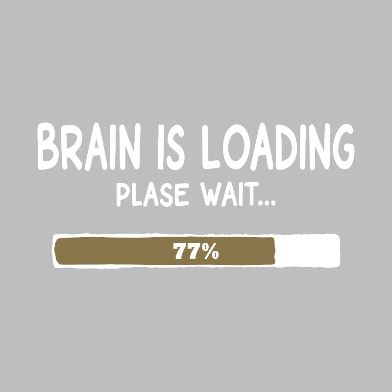 Loading the Brain – Loading Bar Humor