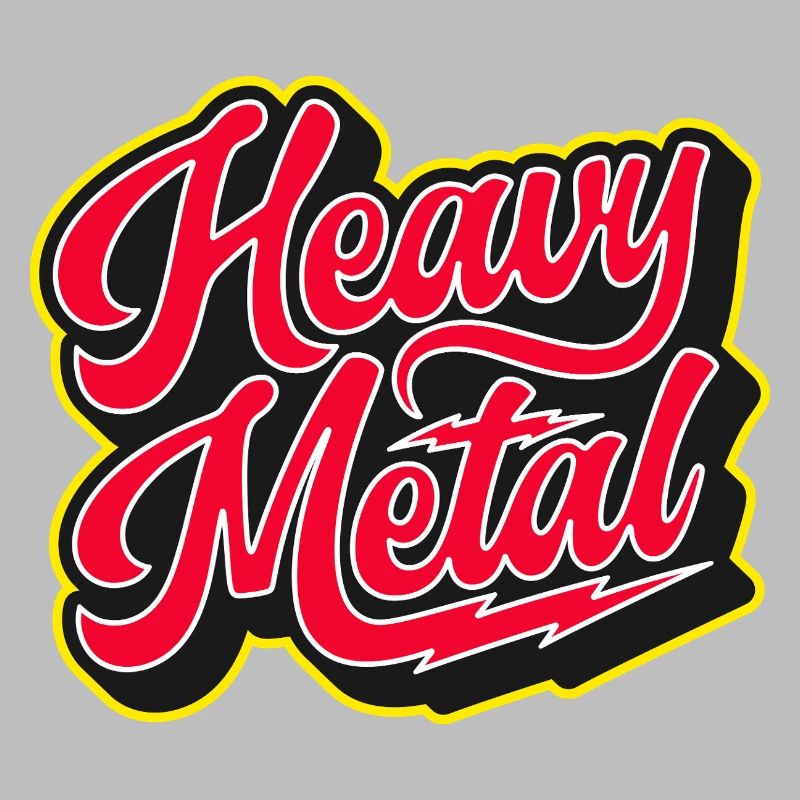 Heavy Metal Bold 3D Script