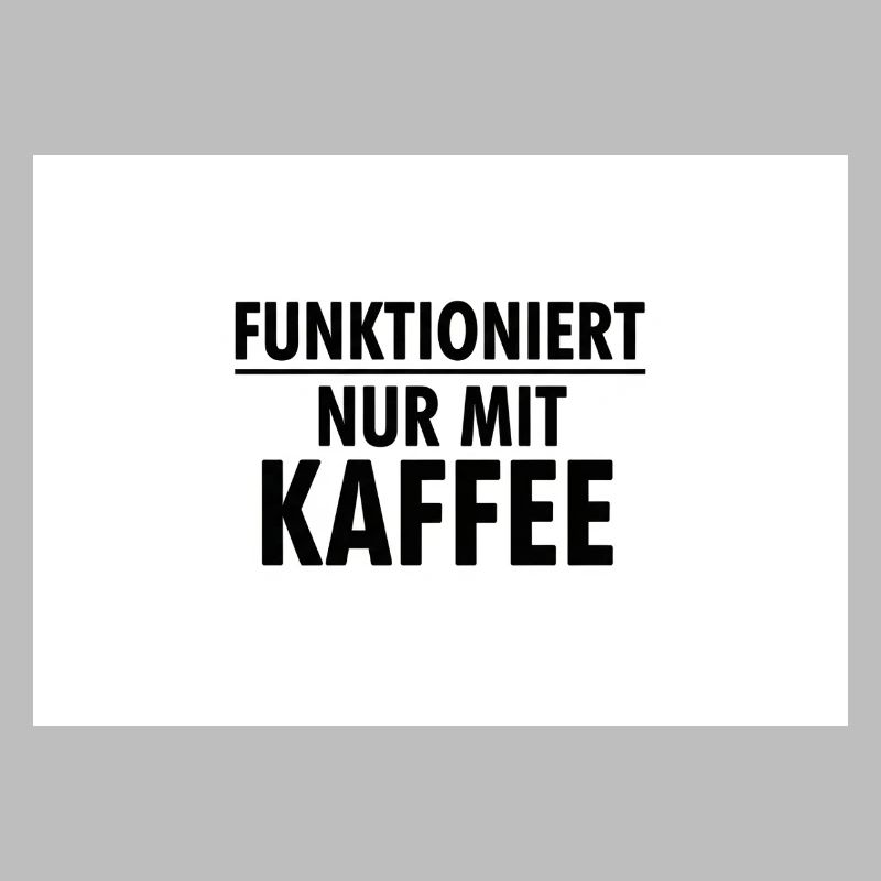 Works only with coffee
