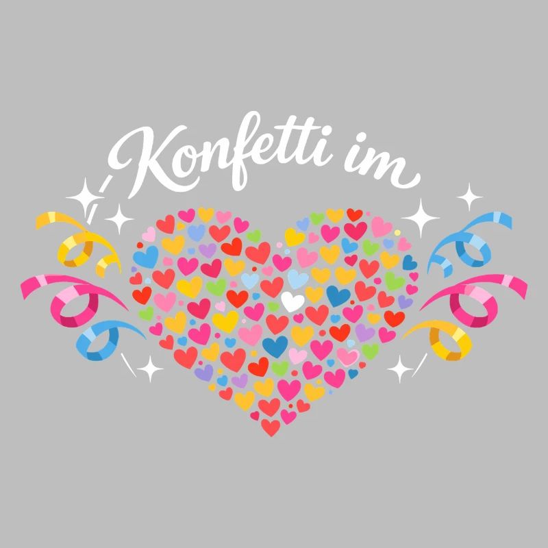 Konfetti Herz Geburtstag Geschenkidee