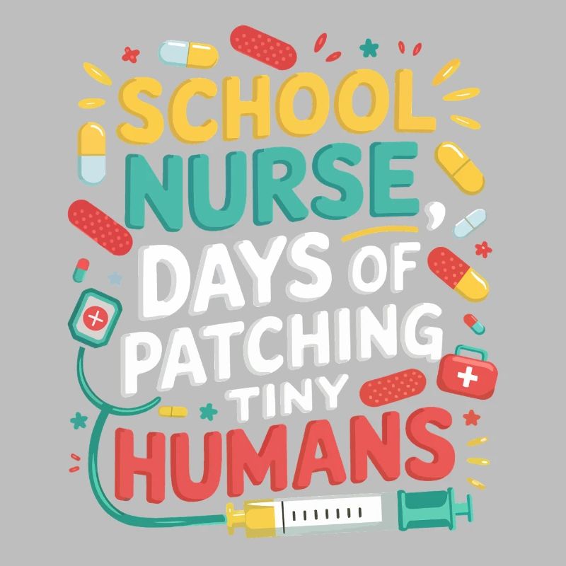 Schulkrankenschwester Patchwork Minis