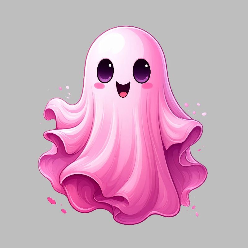 Cute Pink Ghost