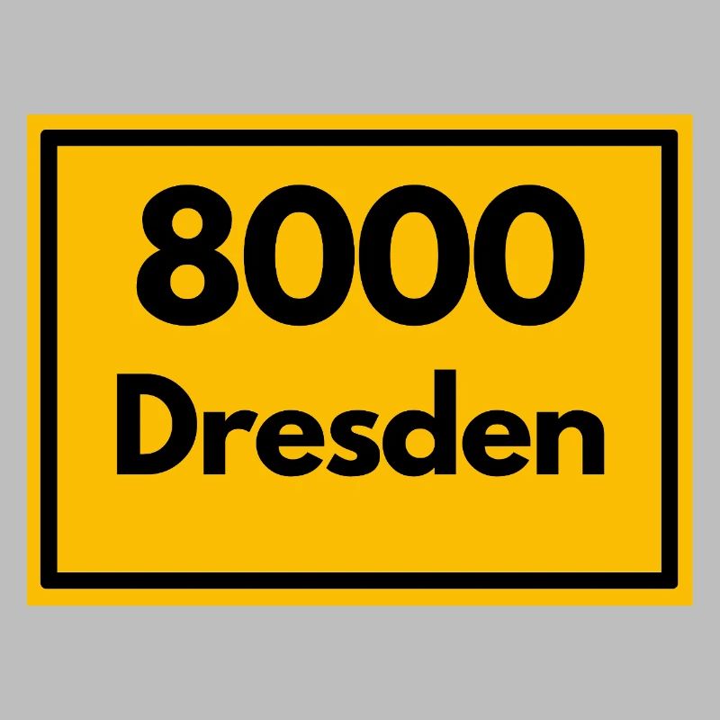 OLD POSTCODE POSTCODE RETRO 8000 DRESDEN ELBE