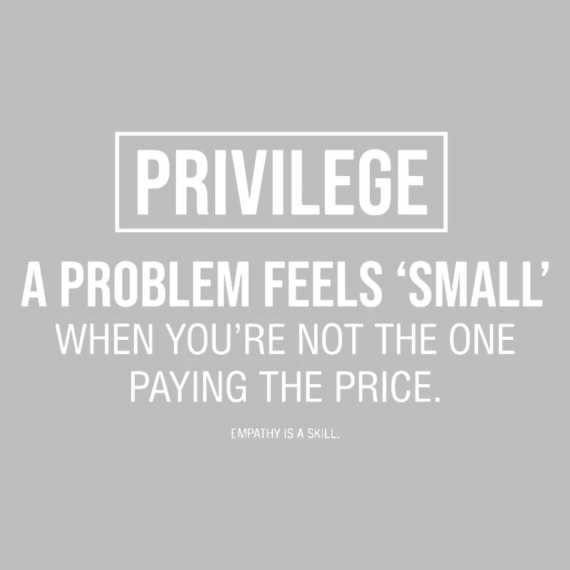Empathie Statement Typografie