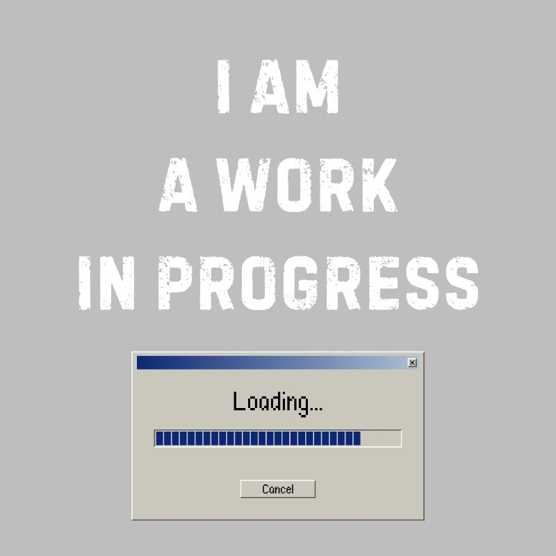 Work in progress – Loading bar - Travail bureau
