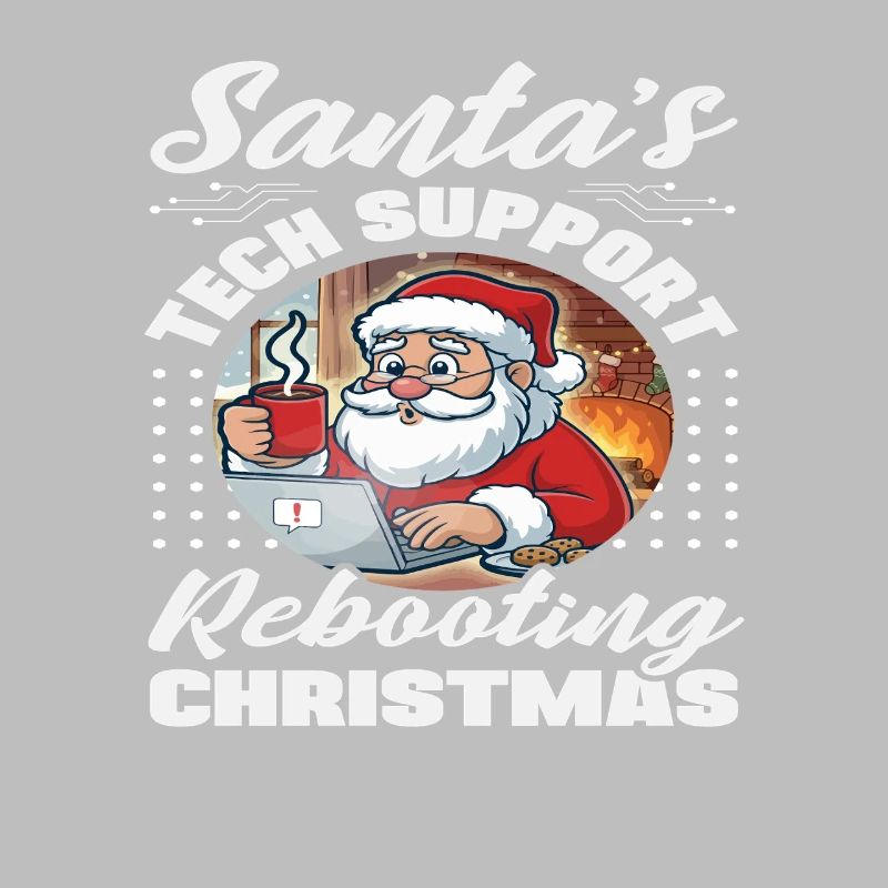 Support technique du Père Noël pour l’informatique de Noël