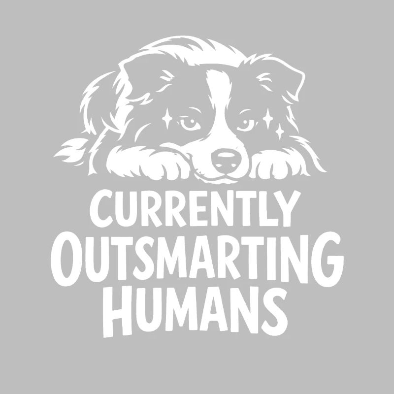 Schlauer als du | Border Collie Spruch