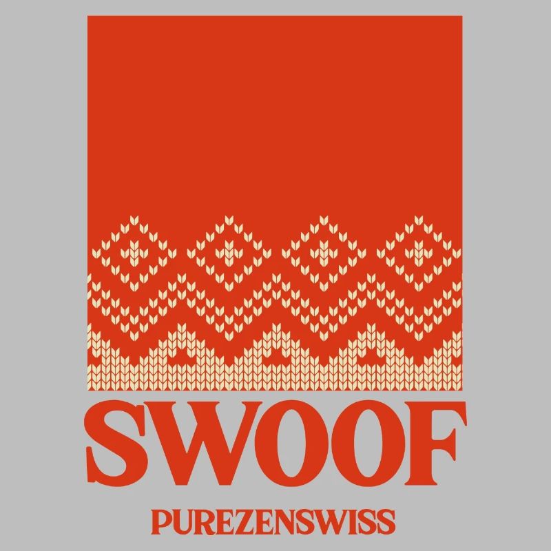 Nordisches Strickmuster Rot