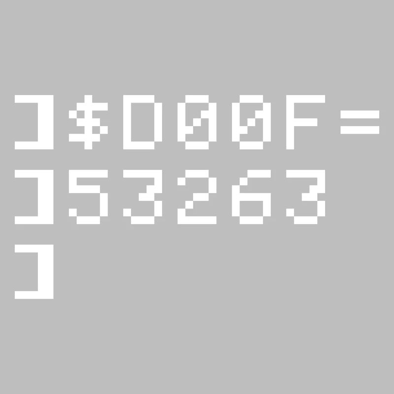 DOOF 8-Bit Code Nerd Pixel Terminal Retro