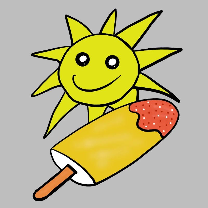 Sommer Sonne Eis Eiskrem Sommerzeit