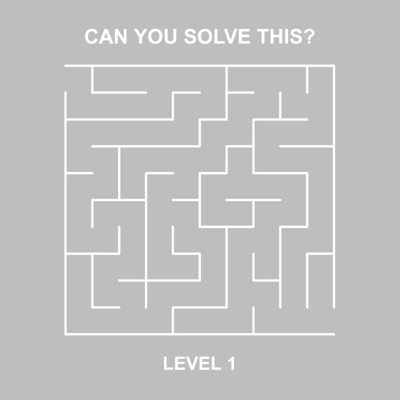 Maze Puzzle Challenge – Can You Solve This? Level1