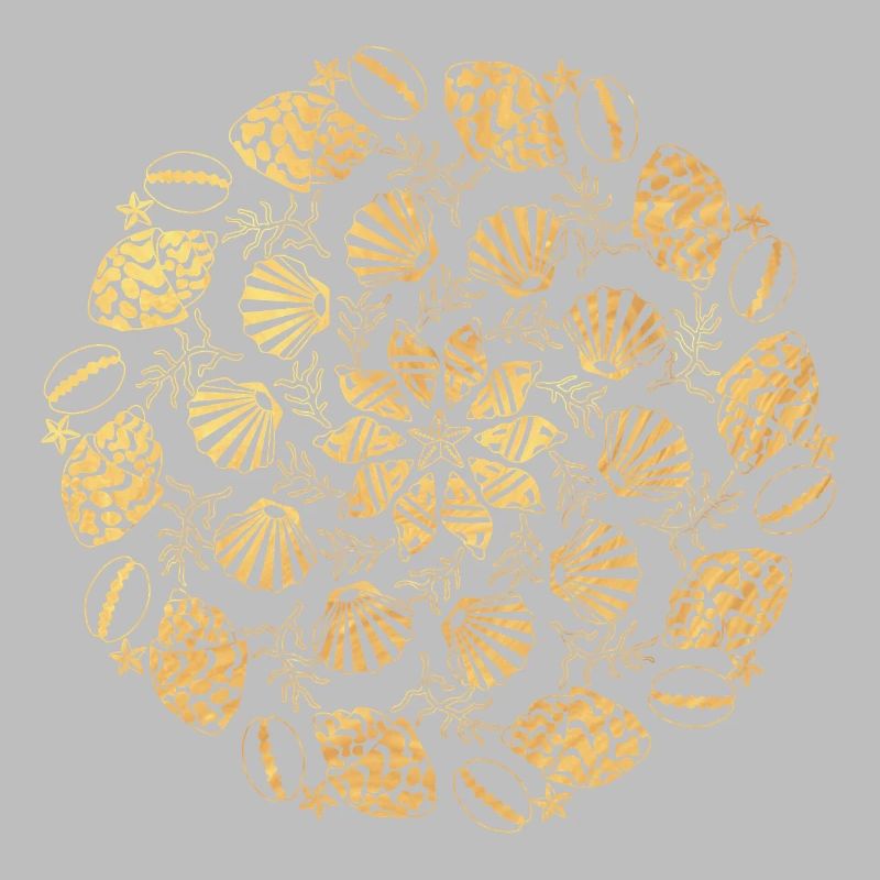 Shell Mandala - gold
