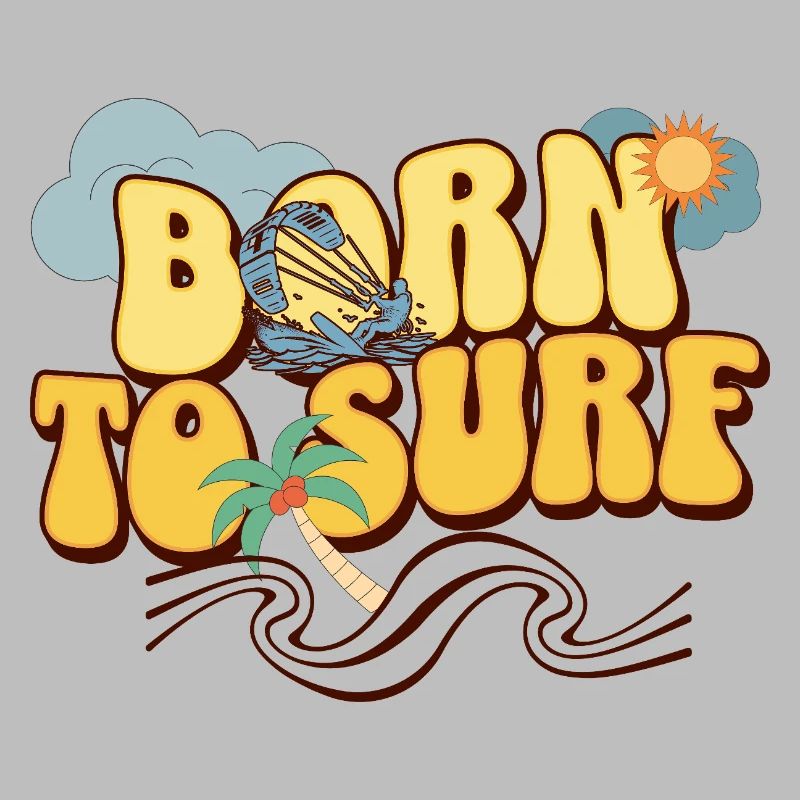 Né pour surfer