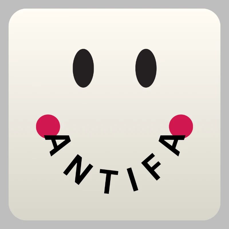 Friendly Antifa Greige | Gradient Design Smile