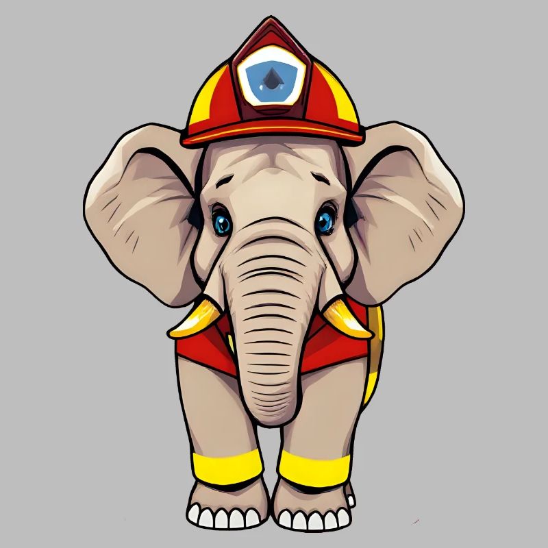 Hero Elephant Firefighter