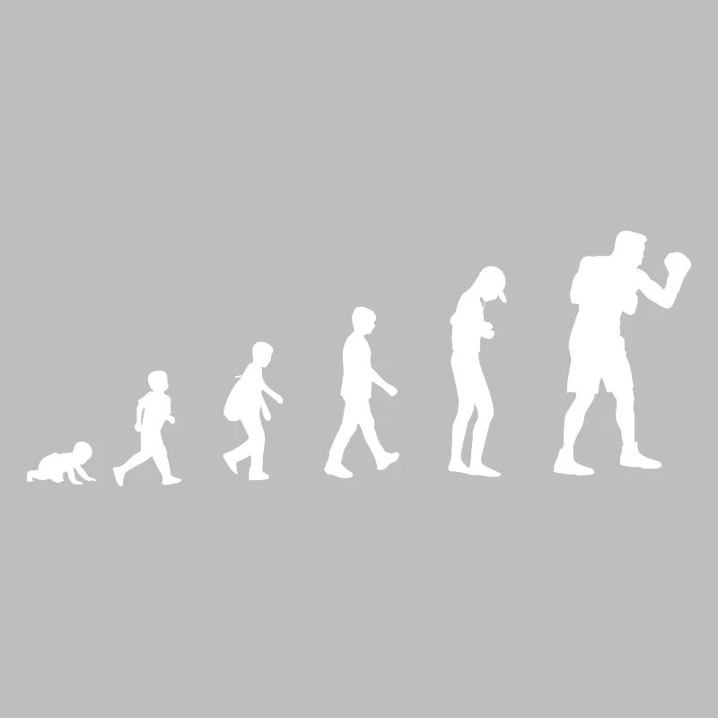 Evolution vom Baby zum Boxer