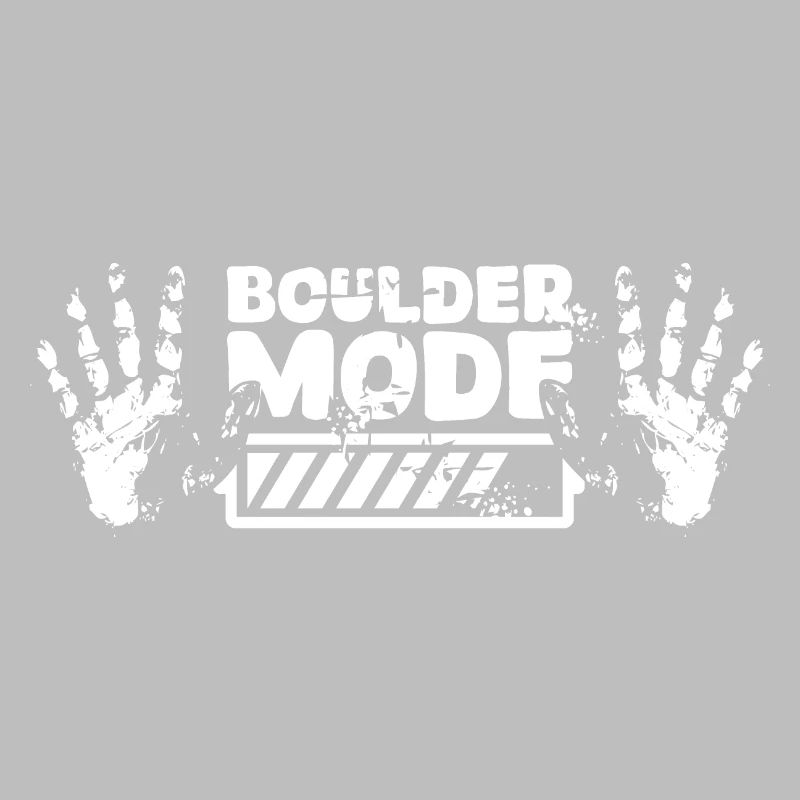 Boulder Chalk loading Hand Kletterer Symbol Logo