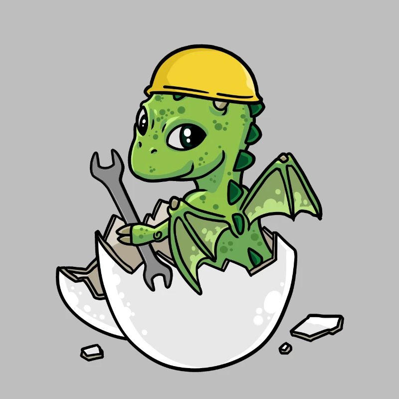 Dino Craftsman Eggshell Tool Car Workshop