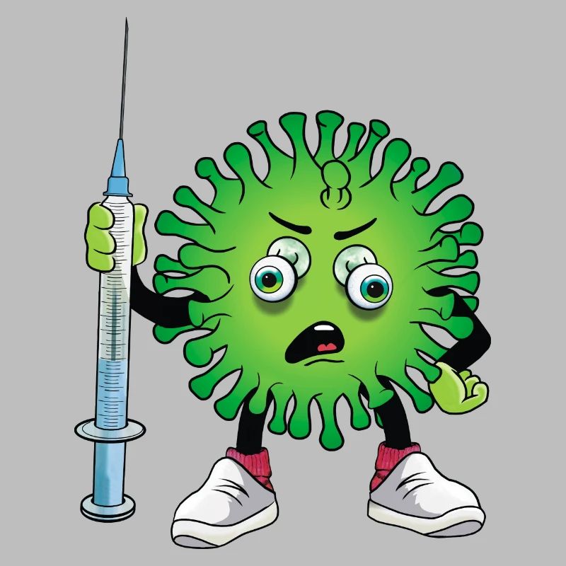 Virus avec seringue