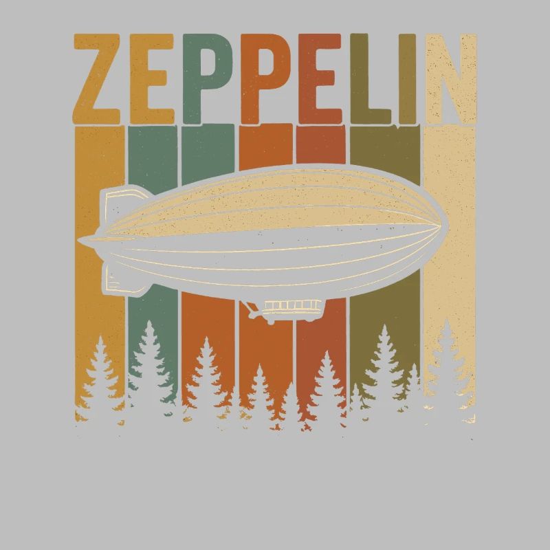 Zeppelin Retro Luftschiff Design