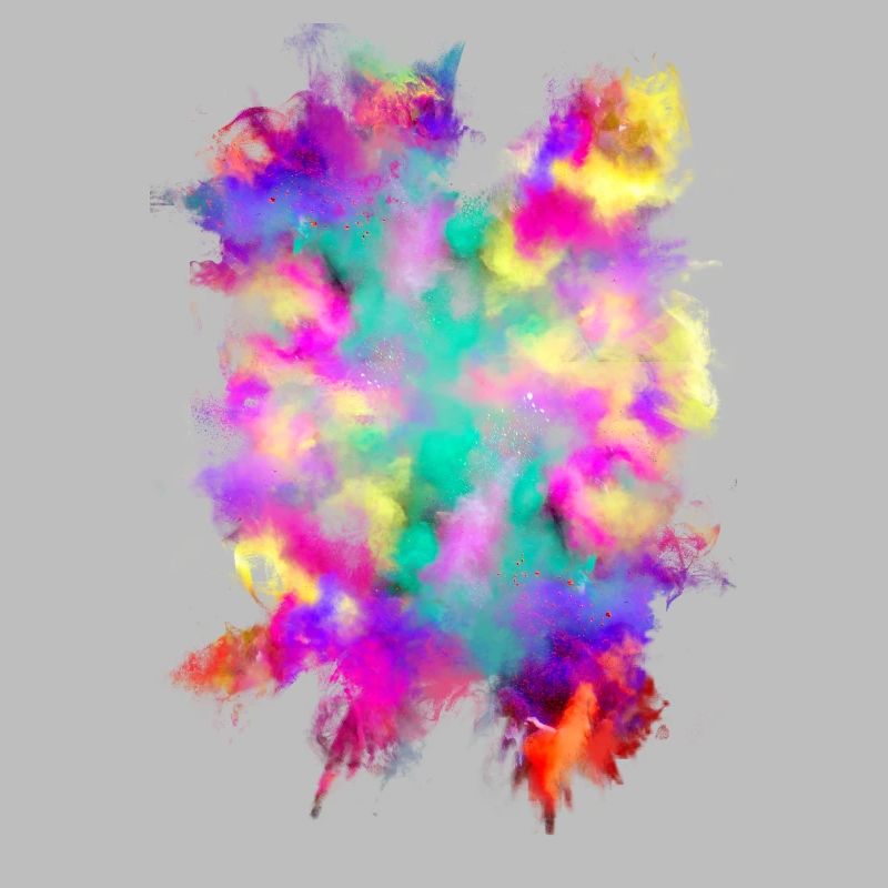 explosion de couleur