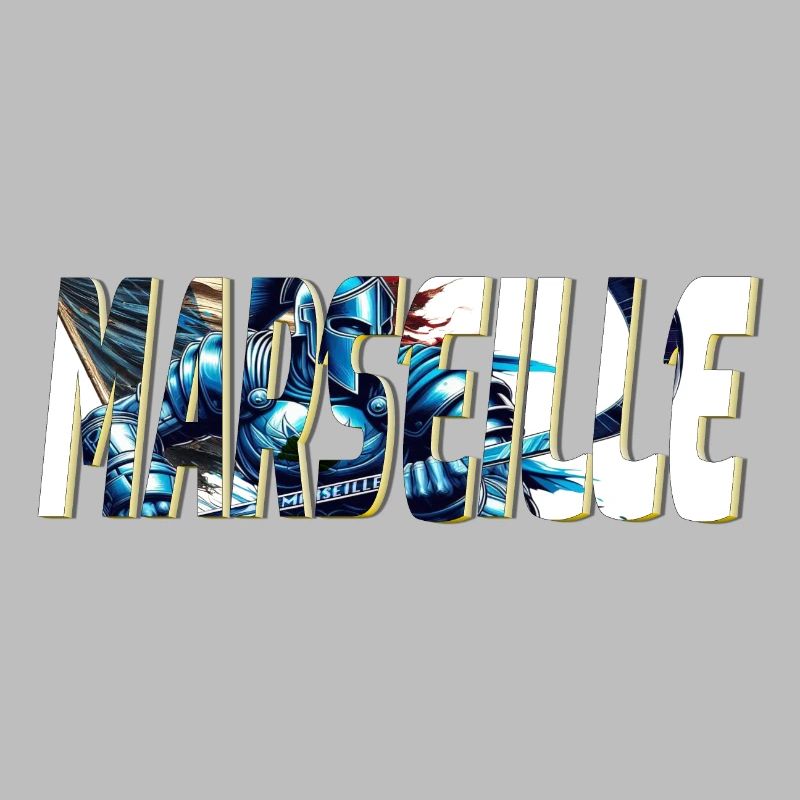 Marseille design stylisé BD