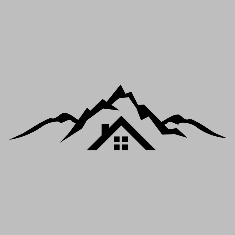 Landschaft - Berge Hütte