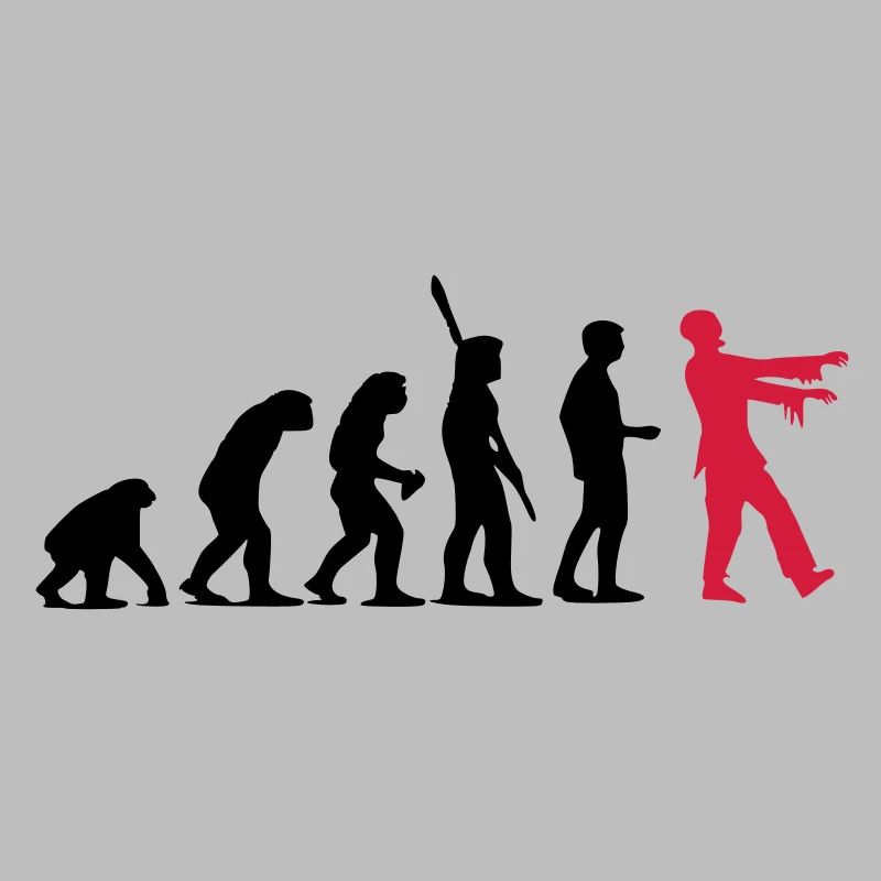 Évolution de zombi (deux couleurs)