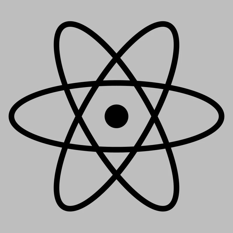 Atom Symbol Idee Geschenk Zeichen Physik