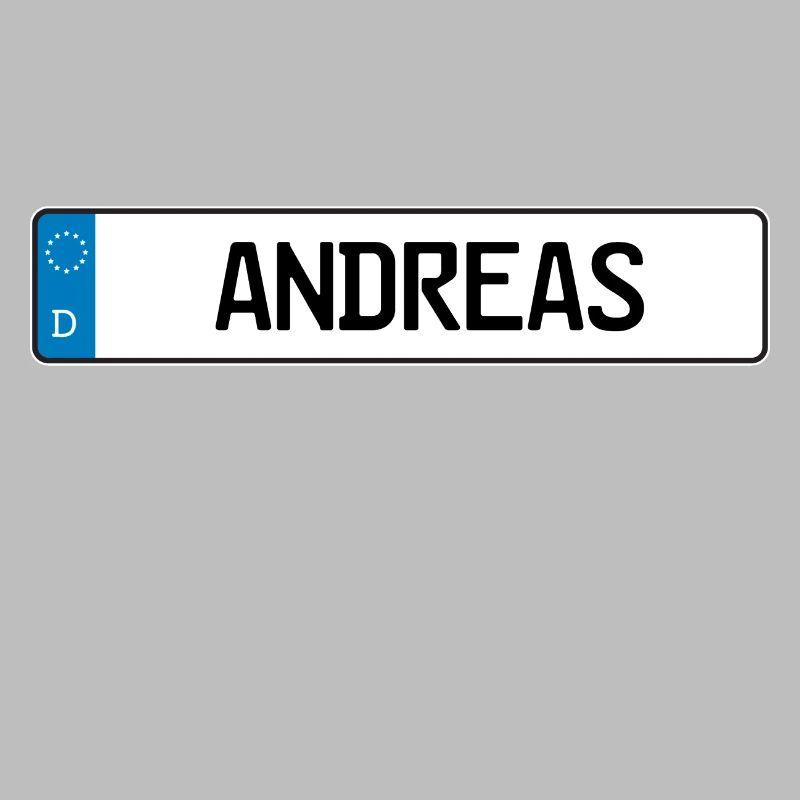 cadeau plaque Andreas