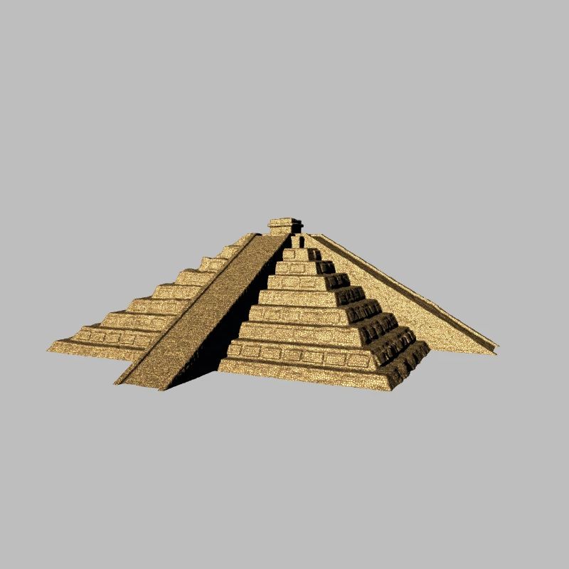 maya pyramide gold