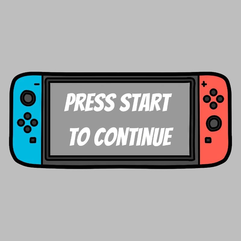 Press Start to Continue – Switch style