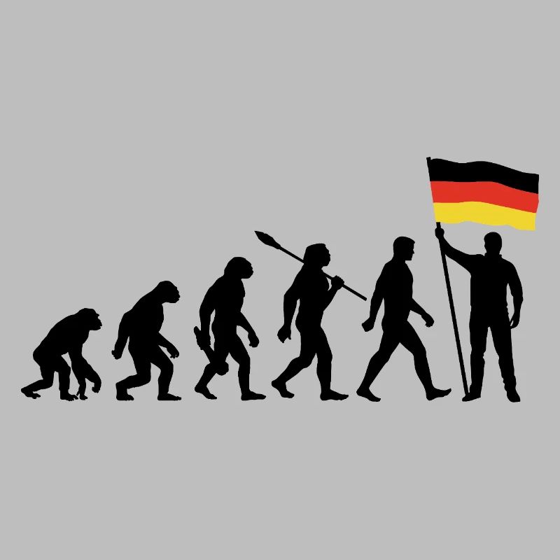 Deutschland - Evolution - Flagge - Nation