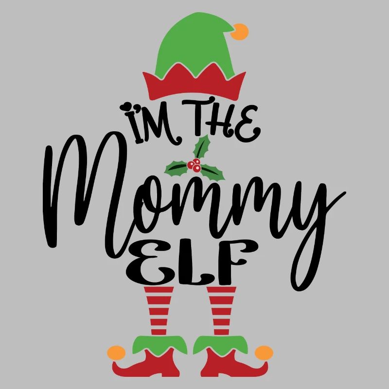 Mama Elf Niedliches lustiges passendes Weihnachtskostüm