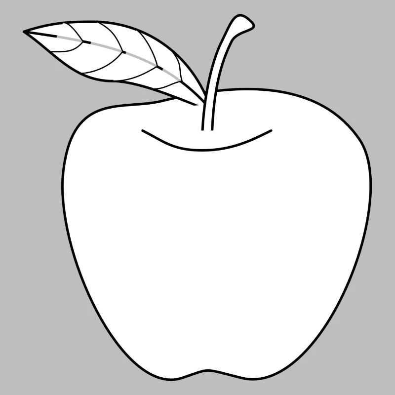 Apple black and white gift gift idea