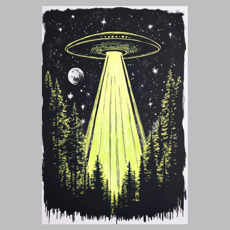 UFO in den Mitternachtskiefern
