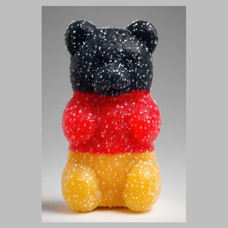 Drapeau allemand Gummy Bear