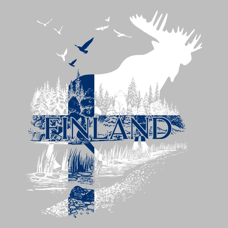 VACANCES DU DRAPEAU DE LA FINLANDE À L’ORIGNAL