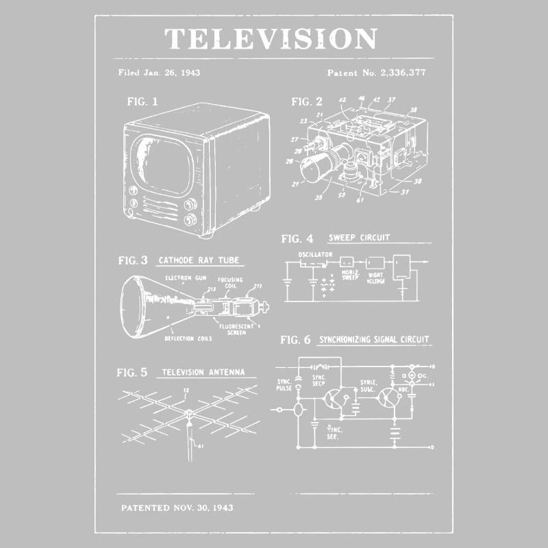 Plan de télévision rétro