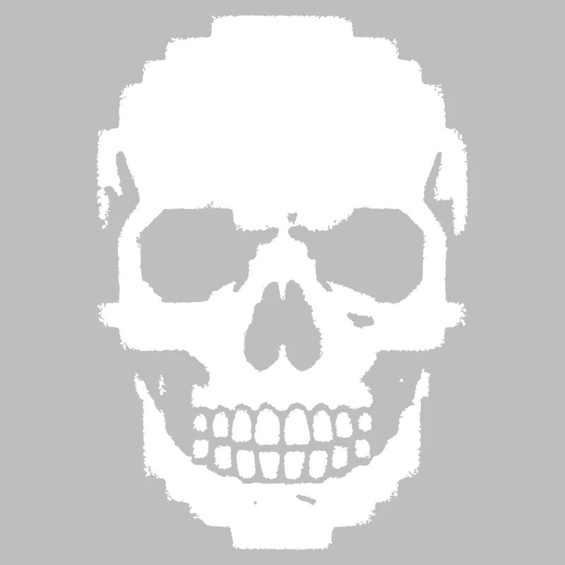 Pixel Totenkopf Schädel 8-Bit
