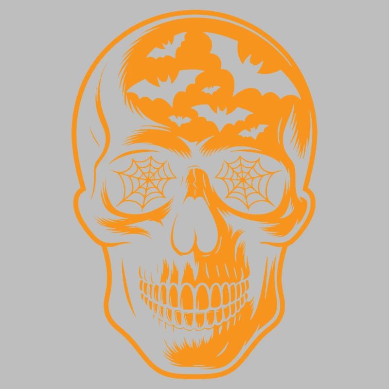 Spiderweb Skull Halloween