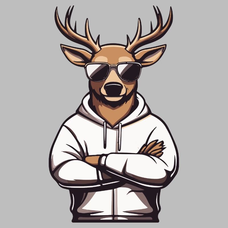 Deer Sunglasses Comic