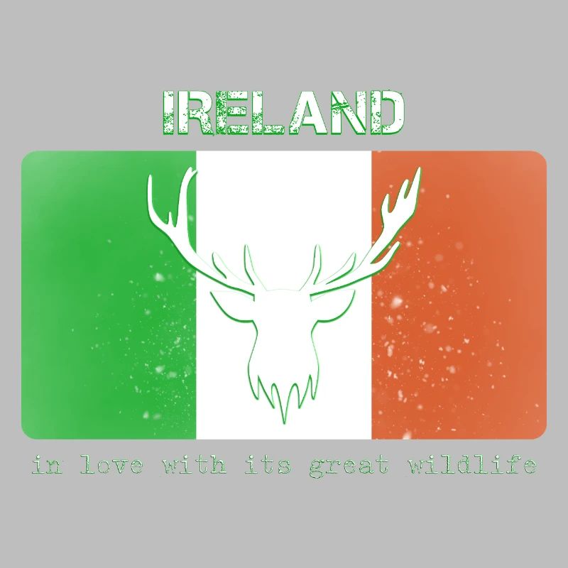 FAUNE ET DE LA FLORE D’IRLANDE Drapeau de l’Irlande