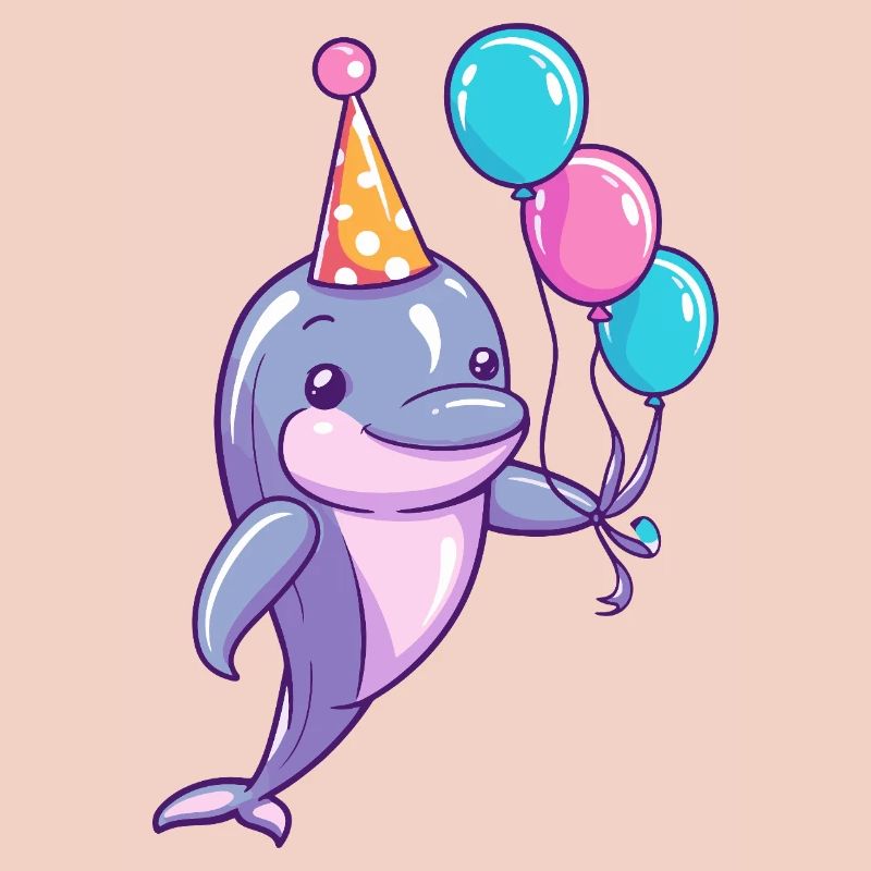 Dauphin Anniversaire Bébé