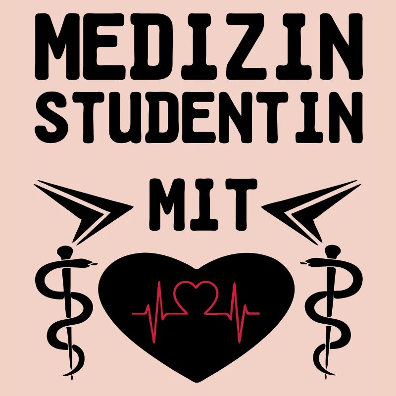 Medizinstudentin mit Herz Geschenk