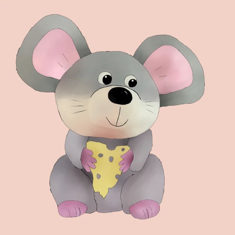 Maus mit Käse