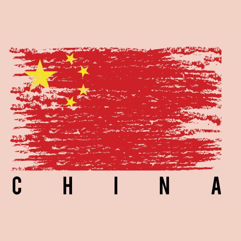 Drapeau chinois pinceau