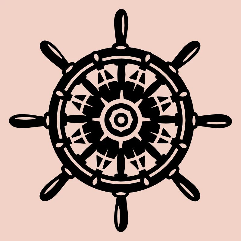 Une roue de bateau