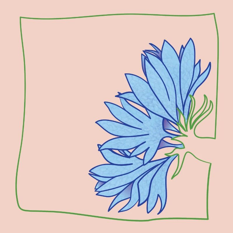 Cornflower minimalist