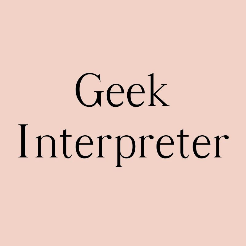 Interprète geek